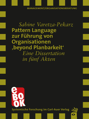 cover image of Pattern Language zur Führung von Organisationen 'beyond Planbarkeit'